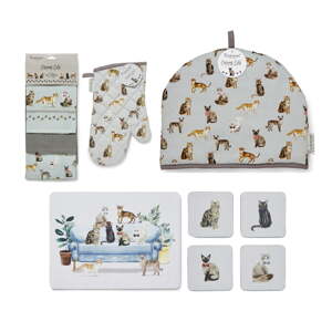 Set kuhinjskog tekstila 13 kom Curious Cats – Cooksmart ®