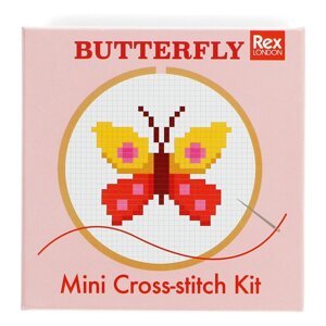 Kreativna igračka Cross-stitch Kit Butterfly – Rex London