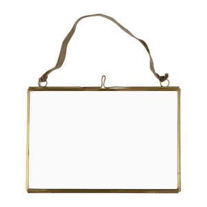 Metalni viseći okvir u zlatnoj boji 15x10 cm – Rex London