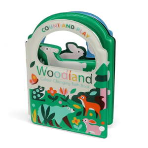 Interaktivna igračka Colour changing bath book Woodland – Rex London