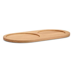 Podloga za zdjelicu za psa/mačku 24x46 cm Doppio Oak Natural M/L – MiaCara