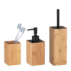 Set pribora za kupaonicu od bambusa u prirodnoj boji Padua – Wenko