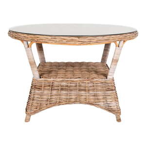 Okrugao vrtni stol od ratana ø 120 cm Larisa – House Nordic