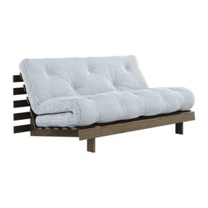 Bijela/svijetlo plava kauč na razvlačenje 160 cm Roots - Karup Design