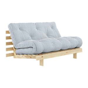 Bijela/svijetlo plava kauč na razvlačenje 140 cm Roots - Karup Design