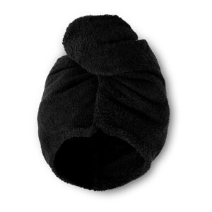 Crni brzosušeći pamučni ručnici za kosu u setu 2 kom 20x13 cm Quick Dry – Catherine Lansfield