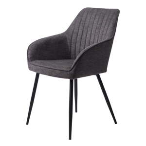 Tamno siva blagovaonska stolica Nolan – Unique Furniture