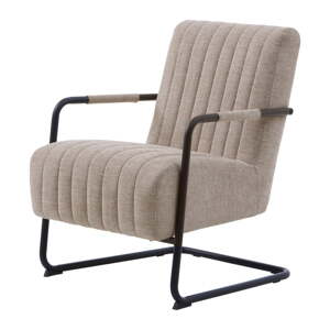 Bež fotelja Trout – Unique Furniture