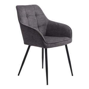 Tamno siva blagovaonska stolica Nolan – Unique Furniture