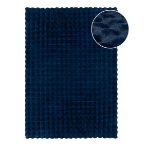 Tamno plavo sintetičko krzno 80x150 cm Waffle Faux Fur – Flair Rugs