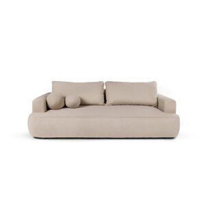 Bež sklopiva sofa od bouclé tkanine 247 cm Quinoa – Bonami Selection
