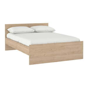 Bračni krevet 140x190 cm u prirodnoj boji Naia – Tvilum