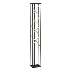 Crna LED stojeća svjetiljka s mogućnosti zatamnjivanja (visina 140 cm) Gil – Fischer & Honsel