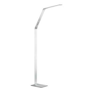 LED stojeća svjetiljka s mogućnosti zatamnjivanja u srebrnoj boji (visina 133 cm) Geri – Fischer & Honsel