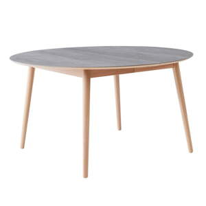 Okrugli proširiv blagovaonski stol s keramičkom daskom ø 135 cm Meza – Hammel Furniture