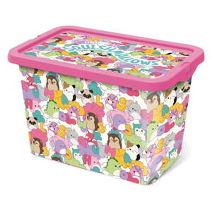 Plastična dječja kutija za pohranu 29x19x18 cm Stor – SQUISHMALLOWS