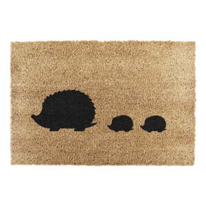 Otirač od kokosovih vlakana 40x60 cm Hedgehog Family – Artsy Doormats