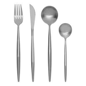 Pribor 16 kom od nehrđajućeg čelika u srebrnoj boji Modern retro – Premier Housewares