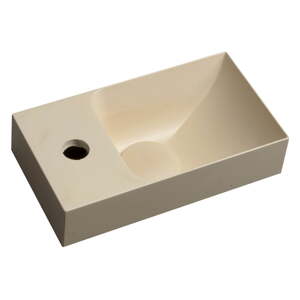 Krem betonski umivaonik za WC 31x17 cm Piccolino – Sapho