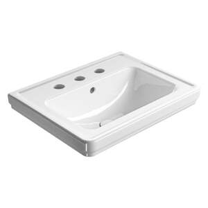 Bijeli keramički umivaonik 60x46 cm Classic – Sapho