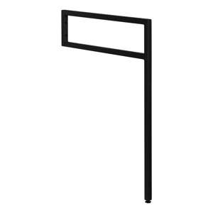 Crna željezna potpora za pult 49x2 cm – Sapho