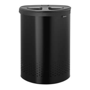Mat crna metalna košara za rublje 55 l Selector – Brabantia