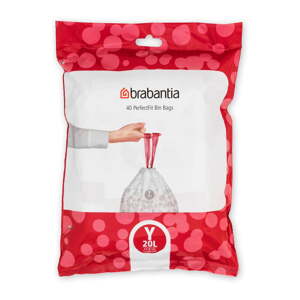 Vreće za smeće 40 kom 20 l PerfectFit Y – Brabantia
