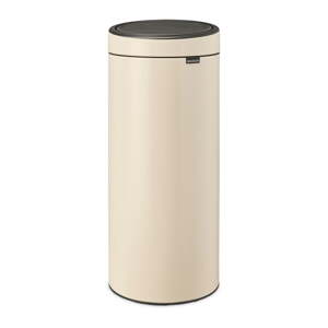 Bež željezna kanta za smeće na dodir 30 l Touch Bin – Brabantia