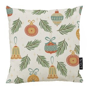 Ukrasna jastučnica s božićnim motivom 45x45 cm Retro Cute Ornaments – Butter Kings