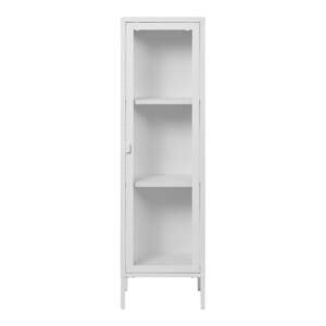Bijela metalna vitrina 40x140 cm Brisbane – House Nordic
