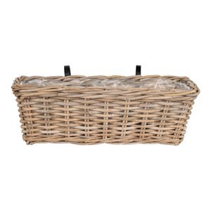 Viseća i zidna tegla za cvijeće pletena 60 cm Batu – House Nordic