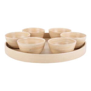 Set za serviranje od bambusa u prirodnoj boji ø 32 cm Puro – PT LIVING