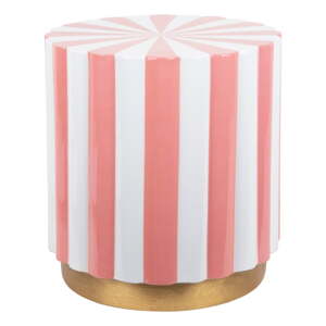 Metalni okrugli pomoćni stol ø 40 cm Candy Swirl – Leitmotiv