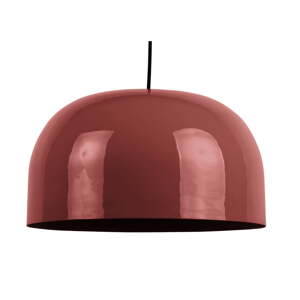 Crvena viseća svjetiljka s metalnim sjenilom ø 40 cm Dome – Leitmotiv