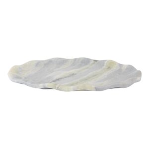 Mramoran ukrasni pladanj 21x31 cm Waved – PT LIVING