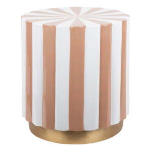 Metalni okrugli pomoćni stol ø 40 cm Candy Swirl – Leitmotiv