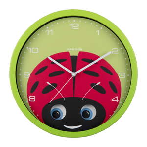 Dječji sat ø 31 cm Peekaboo Ladybug – Karlsson