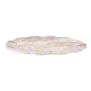 Mramoran ukrasni pladanj 25x40 cm Waved – PT LIVING
