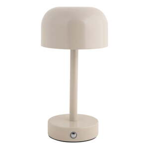 Krem LED stolna lampa s metalnim sjenilom (visina 24,5 cm) James – Leitmotiv