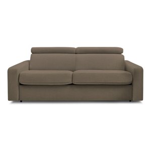 Smeđa sklopiva sofa 215 cm Monaco – Bobochic Paris