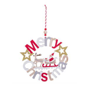 Viseći božićni ukras 23 cm Merry Christmas – Casa Selección