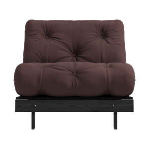 Tamno smeđa fotelja Roots Black Night – Karup Design