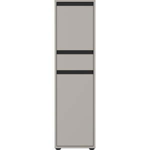 Sivi visok/uski kupaonski ormarić 33x121 cm Lemont – Germania