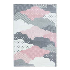 Ružičasti/sivi dječji tepih 80x150 cm Bambi – Ayyildiz Carpets