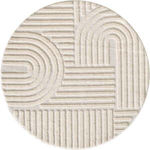 Krem okrugli tepih ø 160 cm Art – Ayyildiz Carpets