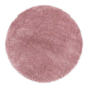 Ružičasti okrugli tepih ø 80 cm Fluffy – Ayyildiz Carpets
