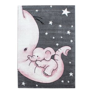 Ružičasti/sivi dječji tepih 140x200 cm Kids – Ayyildiz Carpets