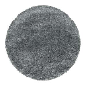 Sivi okrugli tepih ø 80 cm Fluffy – Ayyildiz Carpets