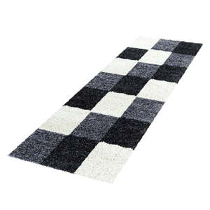 Crno-bijela staza 80x250 cm Life – Ayyildiz Carpets
