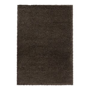 Tamno smeđi tepih 60x110 cm Fluffy – Ayyildiz Carpets